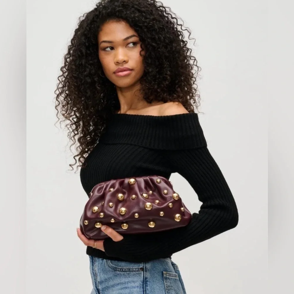 🍷URBAN EXPRESSIONS WINE/BROWN CAREY BAG🍷NWT